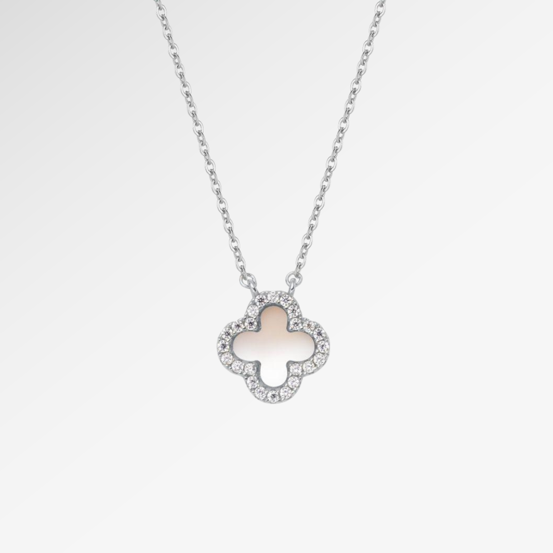 Náhrdelník Fleur Petite Pavé