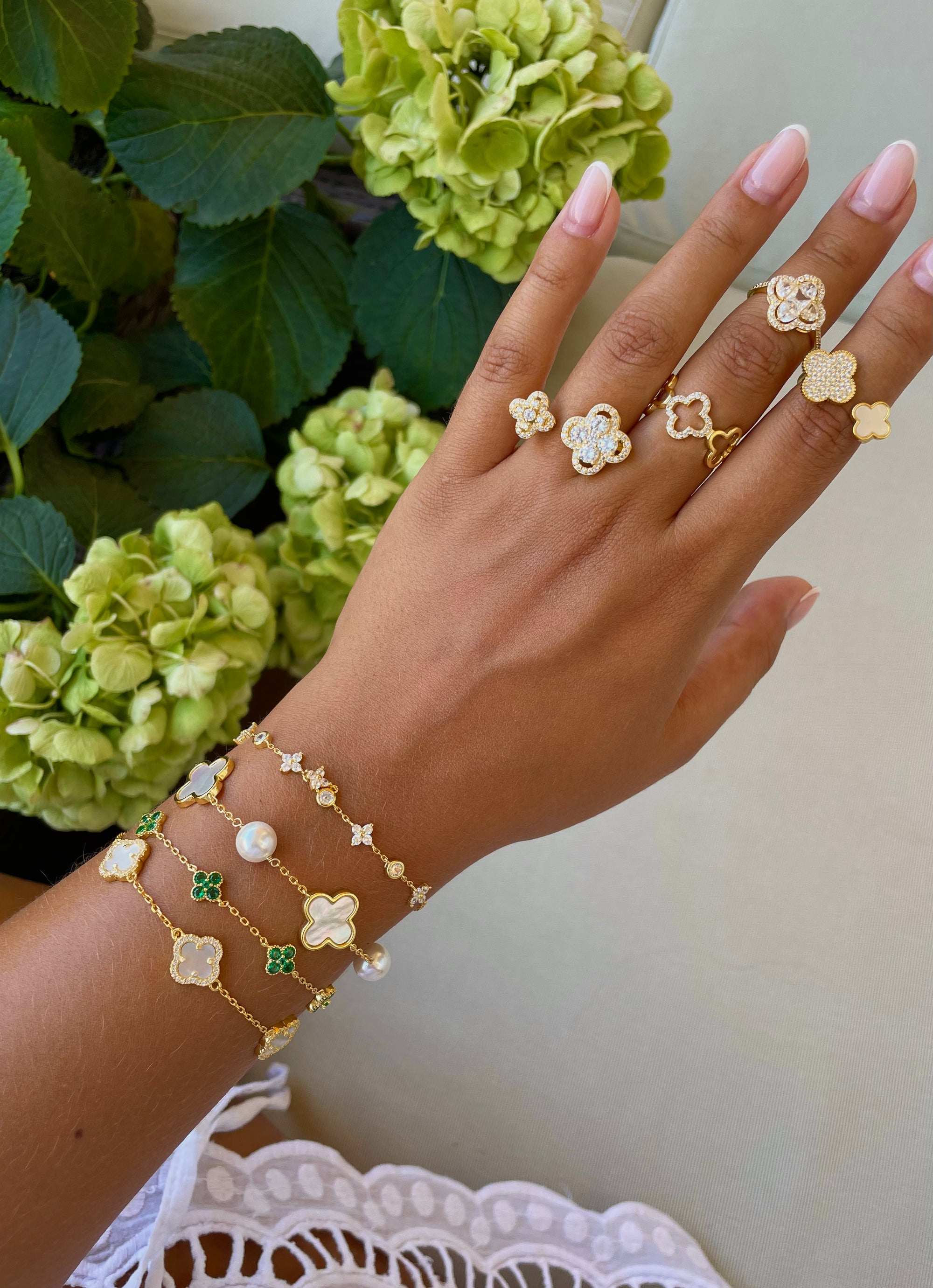 Prsten Infinity Clover